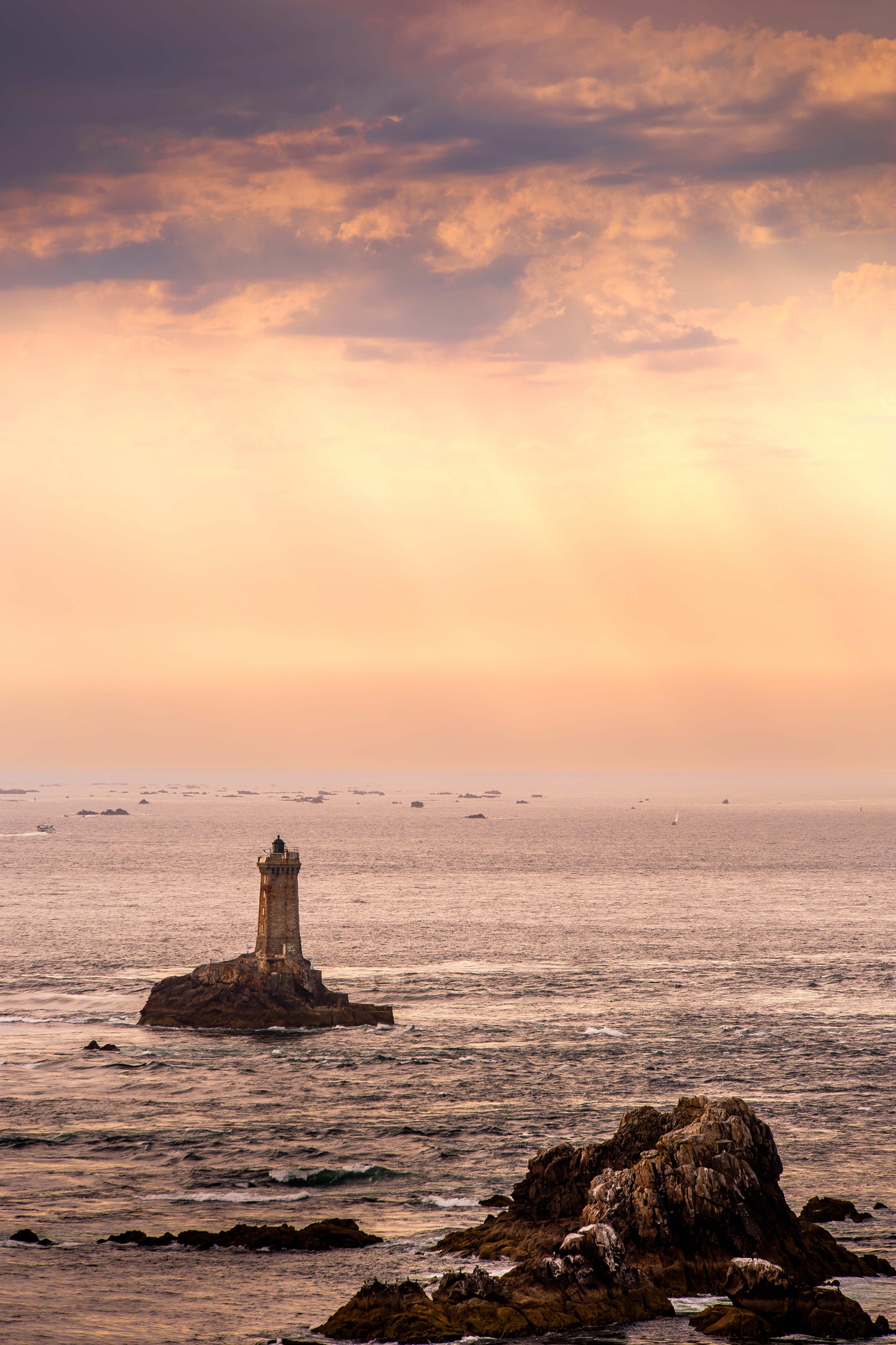 La Pointe du Raz au coucher de soleil